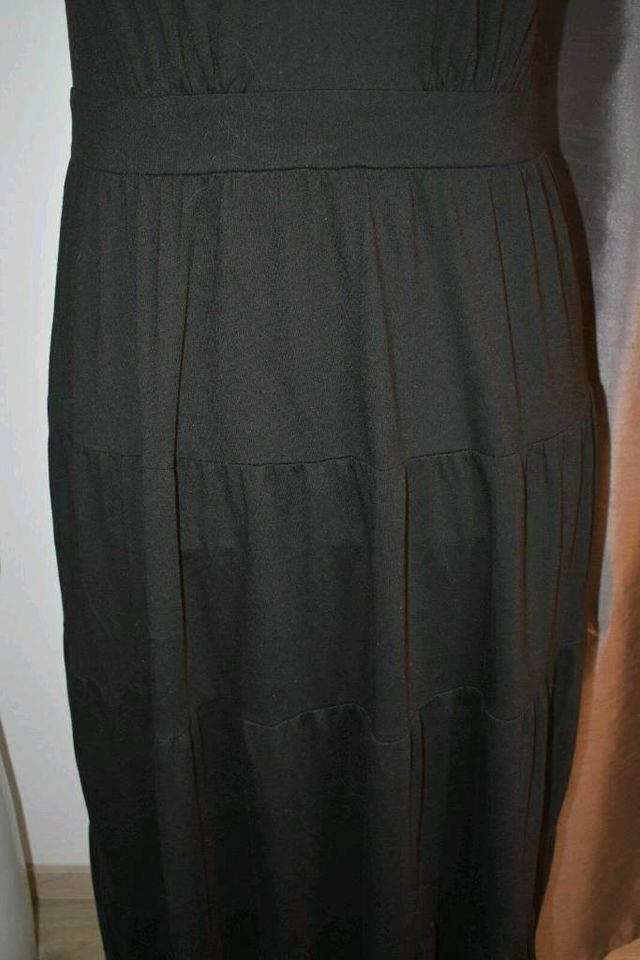 ♥ BUFFALO Maxikleid / Stufenkleid ♥ Gr. 46 ♥ Schwarz ♥ in Blankenfelde-Mahlow