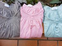 Tshirt Henley Baumwolle Knöpfe Knopfleiste XL Pastell Rosa hellbl Nordrhein-Westfalen - Hückeswagen Vorschau