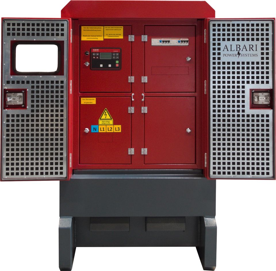 Notstromaggregat 60 KvA Stage V Stromerzeuger 60 Stufe V in Salzhausen