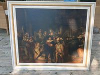 Bild Bilderrahmen Rembrandt Die Nachtwache  102x88 cm Holz weiß Niedersachsen - Kirchgellersen Vorschau