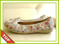 Hush Puppies Ballerina Weiß/Grau/Floral-Bunt Gr.40 ✅ Einlagen Nordrhein-Westfalen - Bocholt Vorschau