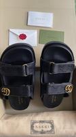 Neu Luxury GUCCI Damen Leder Sandalen Gr. 39 schwarz Frankfurt am Main - Nordend Vorschau