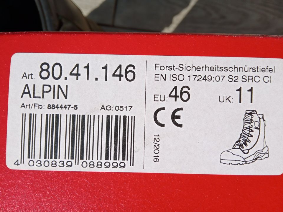 NEU! Arbeitsschuhe Gr.46 Schutzschuhe Schutzstiefel Klasse S3 in Karlsruhe