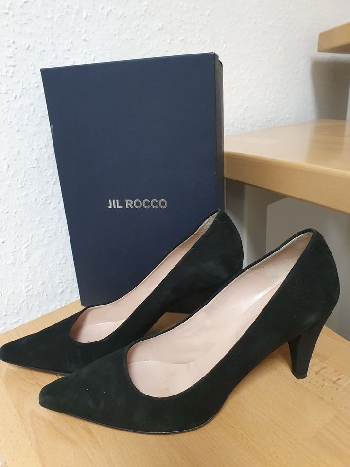 Jil Rocco Schuhe Gr. 39 schwarz Leder Pumps High Heels in Ulm