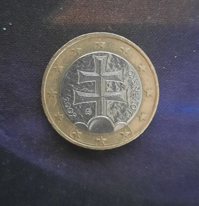 1 Euro Münze Slovensko Prägung in Köln