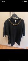 H&M Damen t Shirt lang schwarz mit Kette gr xl Nordrhein-Westfalen - Burscheid Vorschau