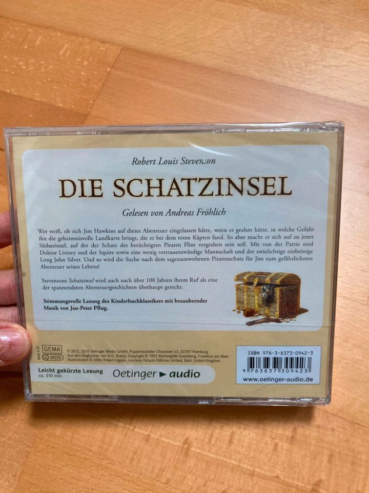 Lesung CD "Die Schatzinsel" von Robert Louis Stevenson in Laufenburg (Baden)