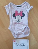 Baby Body kurzarm Minnie Mouse Größe 62 Mädchen rosa Bayern - Pfronten Vorschau