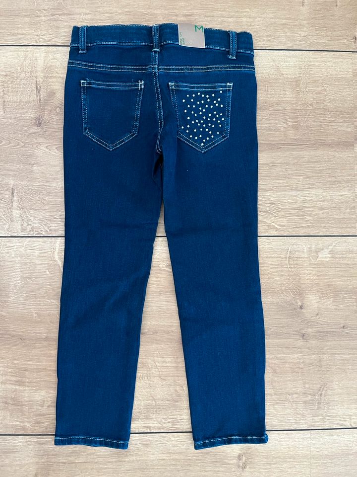 Neu! Jeans für Mädchen von Benetton mit Goldsternen Gr.M in Meckenheim