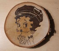 Betty Boop Holzscheibe Berlin - Reinickendorf Vorschau