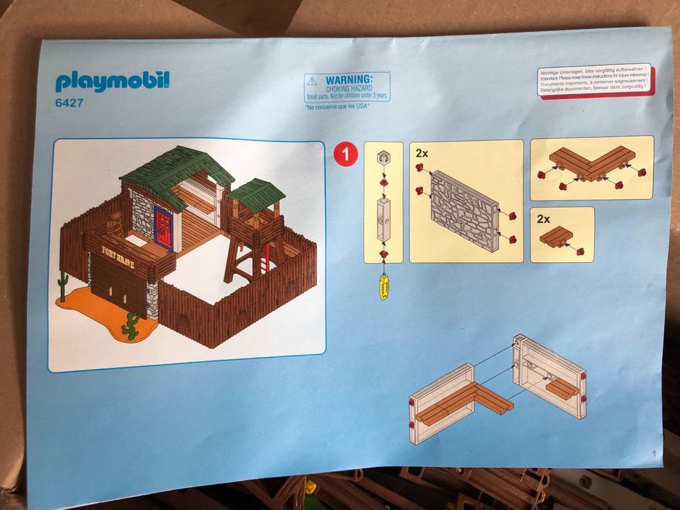 Playmobil Western Fort 6427 wie neu in Hilter am Teutoburger Wald