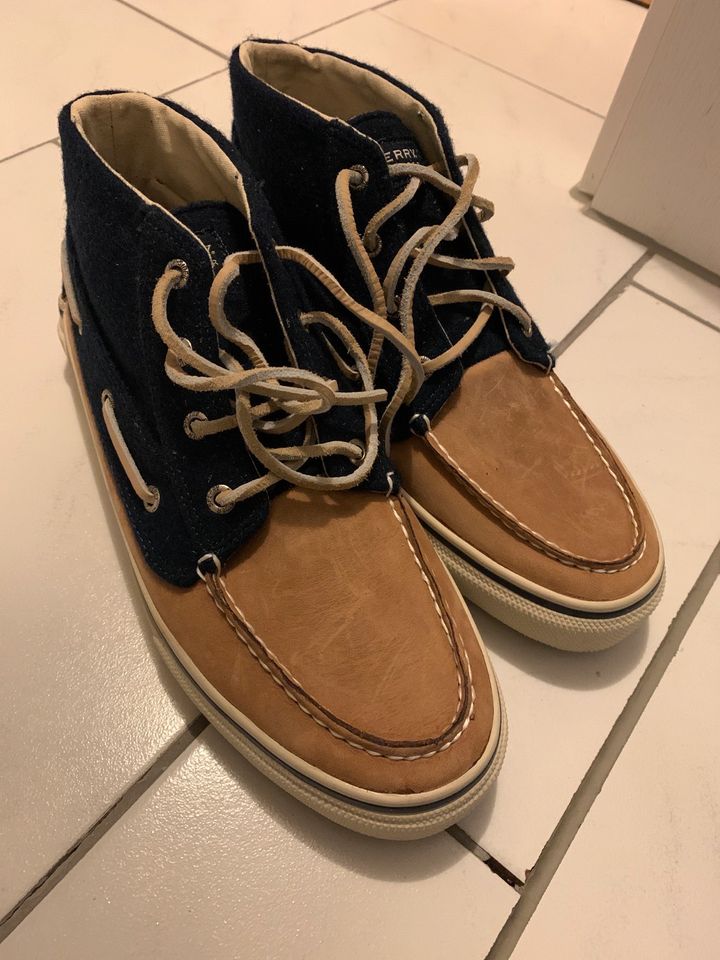 Herren Schuhe Sperry Sneaker halbhoch Freizeit in Krefeld