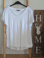 ❤️‍Damen Basic T-Shirt von Comma, weiß, V-Ausschnitt, Gr. 38❤️‍ Bayern - Kolbermoor Vorschau