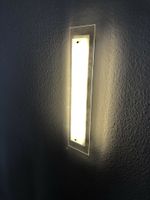 Design LED Wand- oder Deckenlampe mit Glas Sachsen-Anhalt - Halle Vorschau