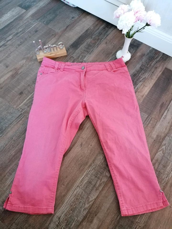 Sommer Capri Jeans gr.  42 Gina Slim rosa in Gettorf