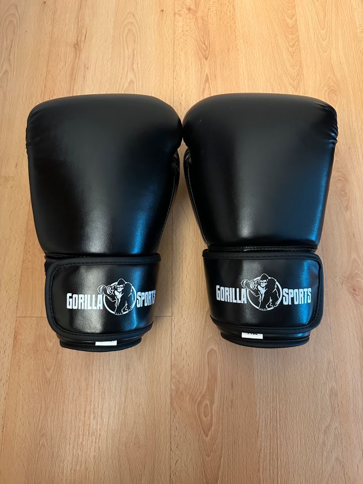 Boxhandschuhe Gorilla Sports Schwarz (Neu) in Düsseldorf