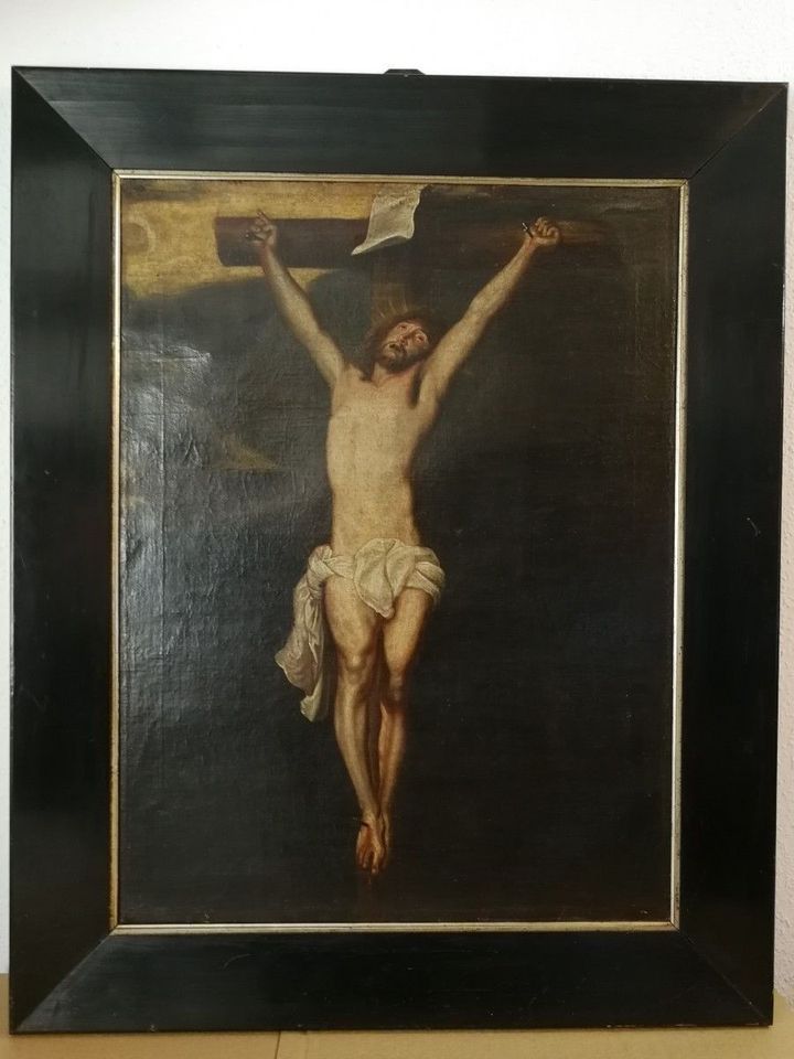 17.Jh. Heiligen Gemälde Jesus Christus Ölbild Ölgemälde alt Bild in Erfurt