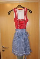 Dirndl Kleid Tracht Volkfest Kirmes Oktoberfest 34 rot blau neuw. Bayern - Wurmsham Vorschau