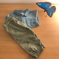 H&M Baby Outfit Jungle Cargo Hose Jeans Hemd Gr. 68 NEU Düsseldorf - Eller Vorschau