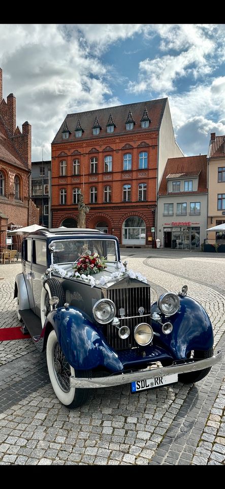 Hochzeitsauto Rolls Royce Bj. 1936 Brautauto Oldtimer ❤️ in Genthin