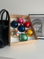Glaskugeln handbemalt Vintage 90er Weihnachten Baumschmuck Kugeln Nordrhein-Westfalen - Würselen Vorschau