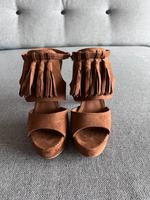 High heels Sandalen mit hohem Absatz braun Größe 37 Geschenk Walle - Utbremen Vorschau