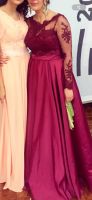 Abendkleid rot  mit Satin und spitze Hessen - Heuchelheim Vorschau