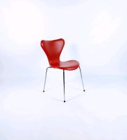 Fritz Hansen 3107 Serie 7 rot Leder  Arne Jacobsen Niedersachsen - Schüttorf Vorschau