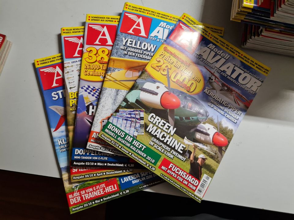 Model Aviator Zeitschriften aus 2006,07,09,10 in Bergkamen