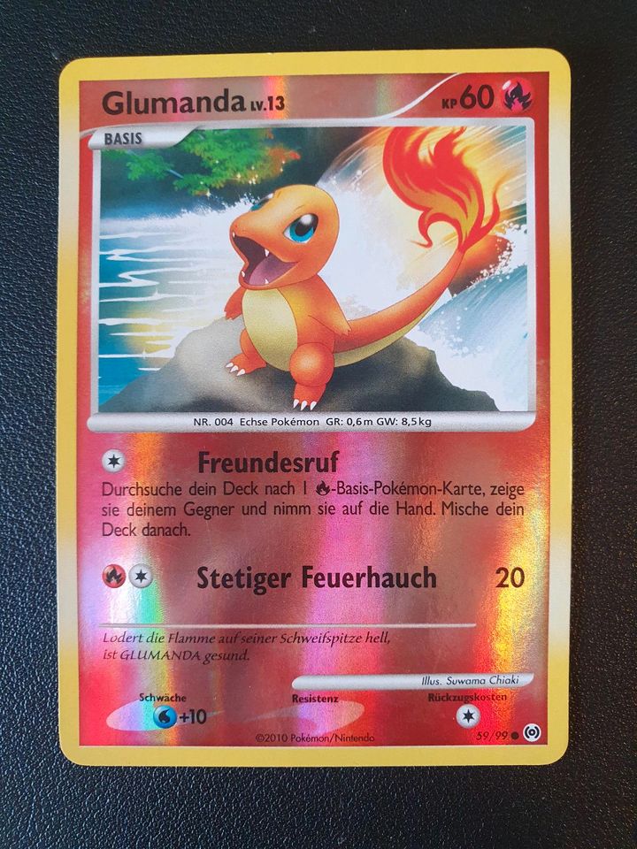 Pokemon Sammelkarte Glumanda (59/99), Reverse Holo in Hamburg