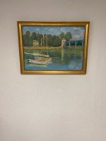 Claude Monet Die Argenteuil Brücke Ölgemälde handgemalt Replikat Hessen - Lautertal Vorschau