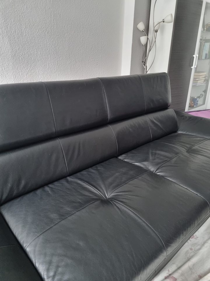 Schwarze Leder Sofas in Duisburg