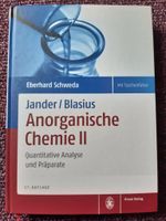 Anorganische Chemie II, Jander/ Blasius, 17. Auflage Leipzig - Gohlis-Mitte Vorschau