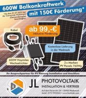 ☀️ 600 Watt Hoymiles Balkonkraftwerk mit 760Wp Modulleistung Set Niedersachsen - Wedemark Vorschau