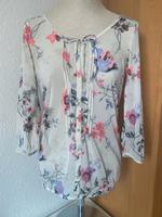 Weiss bunt geblümte Mexx Bluse Tunika Shirt Größe M ca. Grösse 38 Sachsen-Anhalt - Halle Vorschau