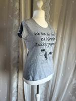 Blind Date grau, schwarzes T-Shirt mit Spruch Gr. L / 40 Sachsen-Anhalt - Bernburg (Saale) Vorschau