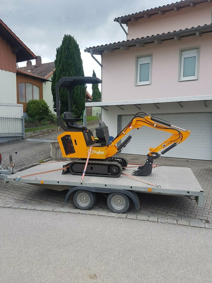 Baykraft Minibagger ME10 zu vermieten in Eichendorf