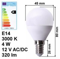 LED Lampe 12V E14 warmweiß kaltweiß A+ Birne Leuchte Sparlampe Baden-Württemberg - Eppingen Vorschau