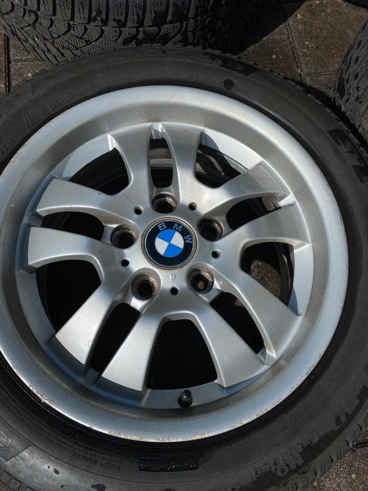 4x BMW E9x Felgen mit guten Reifen, LK 5x120 16Zoll, Dunlop in Vohburg an der Donau