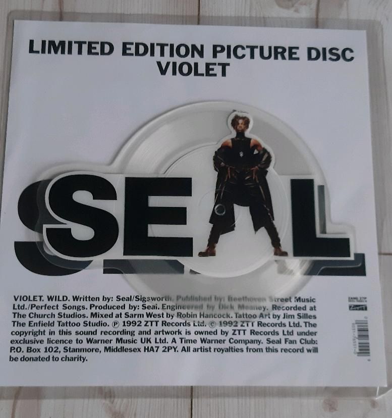 Seal Schallplatte 1992 Limited Edition Picture Vinyl " Violet" in Wolfenbüttel