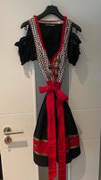 Dirndl mit Bluse Gr. 42 rot/schwarz/weiss Bayern - Friedberg Vorschau