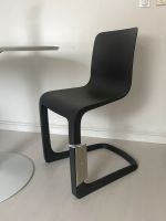 Vitra Freischwinger Evo C in graphitgrau Vollkunststoff-Stuhl Hannover - Mitte Vorschau