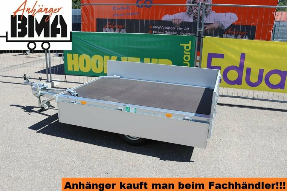 EDUARD Anhänger Hochlader 200x145x30 750kg ALUBORDWÄNDE NEU in Mühlhausen im Täle