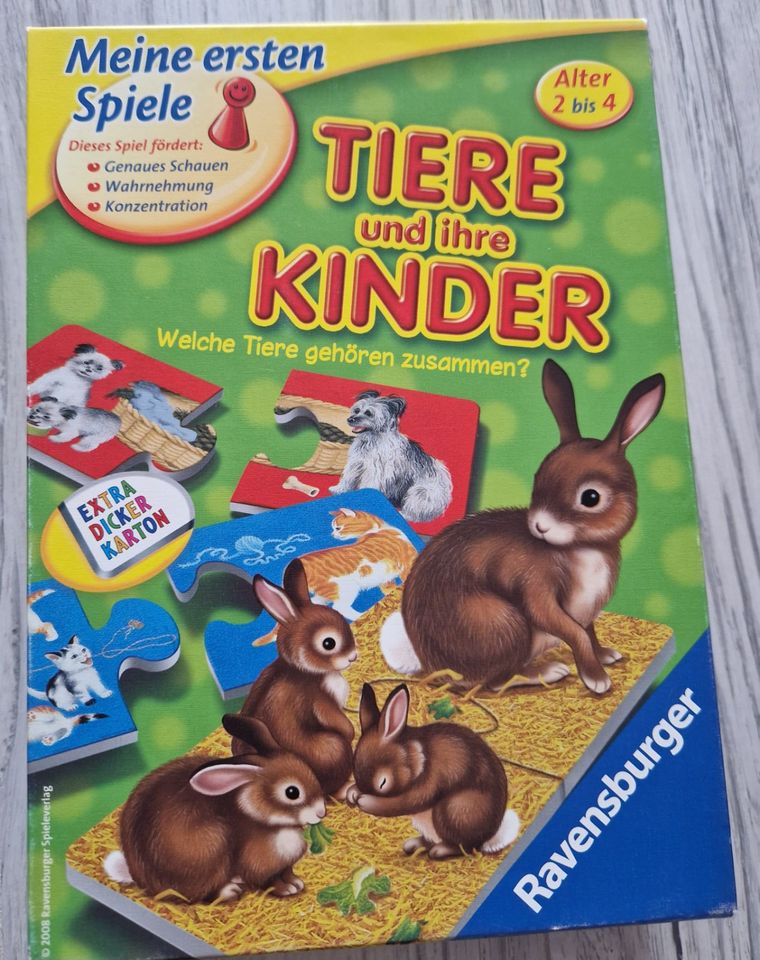 Meine ersten Spiele; Tiere und ihre Kinder von Ravensburger in Neuburg (Nordwestmecklenburg)