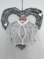 Dirndlbluse Bluse neu Spitze Tracht Rüschen Blumen Hochzeit 40 42 Bayern - Vogtareuth Vorschau