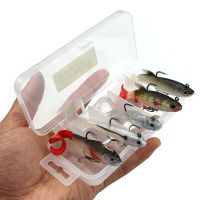 Raubfisch Kunstköder Gummifische Jigs Shads Set 5 Stk. mit Box Niedersachsen - Fürstenau Vorschau