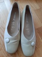 Ballerinas mit Absatz weiß/beige Baden-Württemberg - Rottenburg am Neckar Vorschau