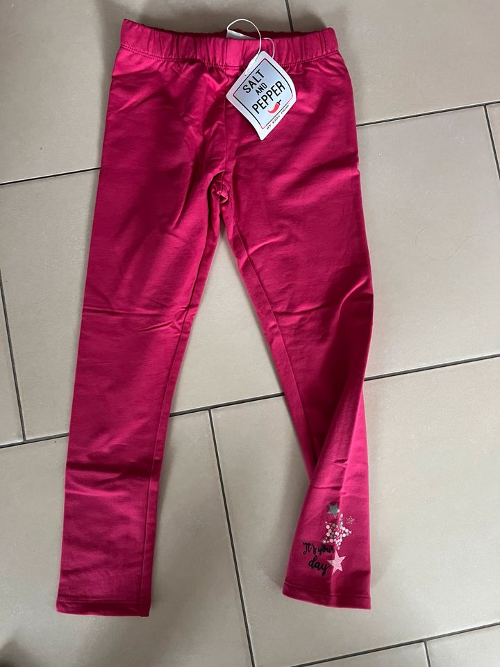 Neu! Gefütterte Leggings in pink, 128, Salt & Pepper in Buchholz in der Nordheide