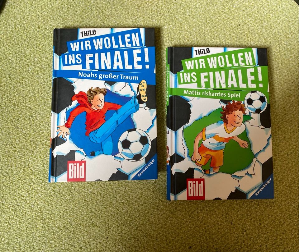 2x  „Wir wollen ins Finale!“ - Fußball Bücher Ravensburger- 1+2 in Neuenkirchen