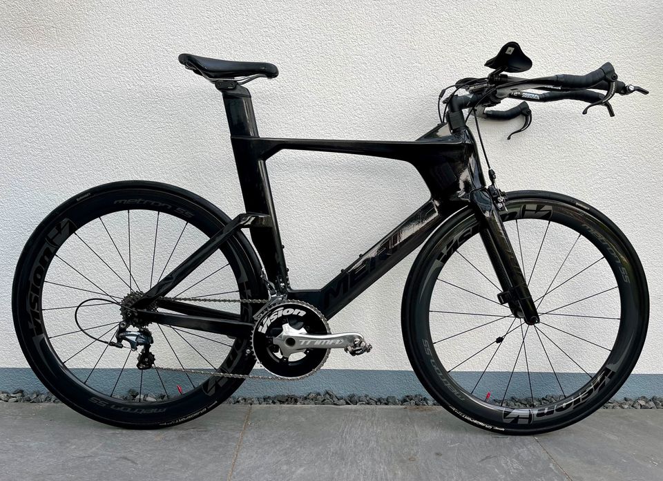 MERIDA WARP TRI 5000 - Triathlon Bike - Carbon - schwarz- Größe M in Mönchengladbach